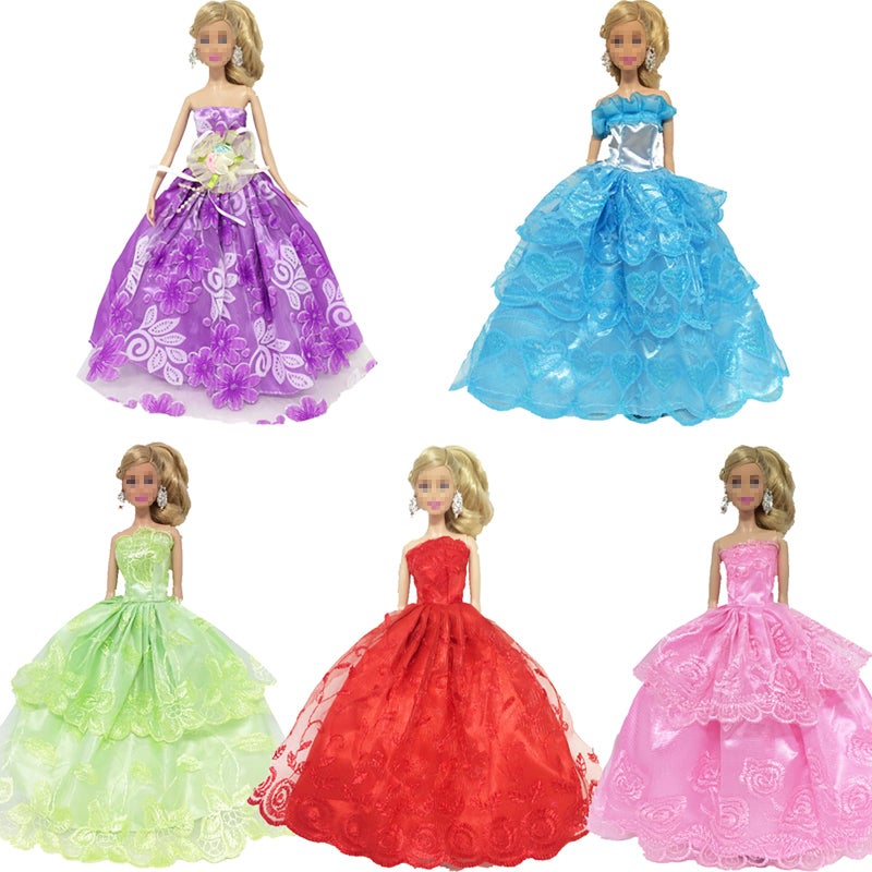 SOTOGO 56 Pieces Doll Clothes and Accessories for 11.5 Inch Dolls Clothes Different Occasions Include 20 Sets Handmade Doll Dresses/Casual Clothings/Swimsuit/Sportswear and 18 Pairs Shoes - Image 2